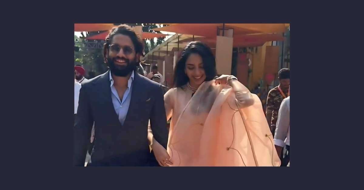 sobhita dhulipala invites paparazzi for wedding with naga chaitanya