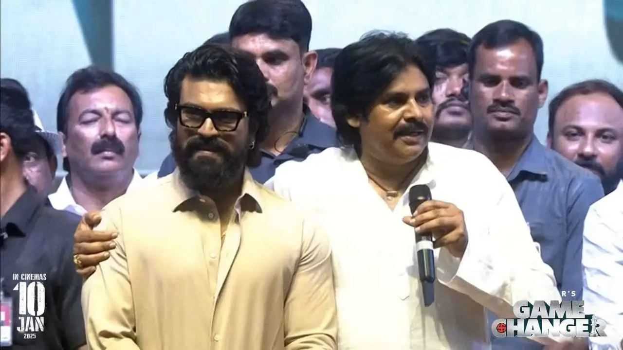 pawan kalyan strong satire on revanth reddy during game changer event