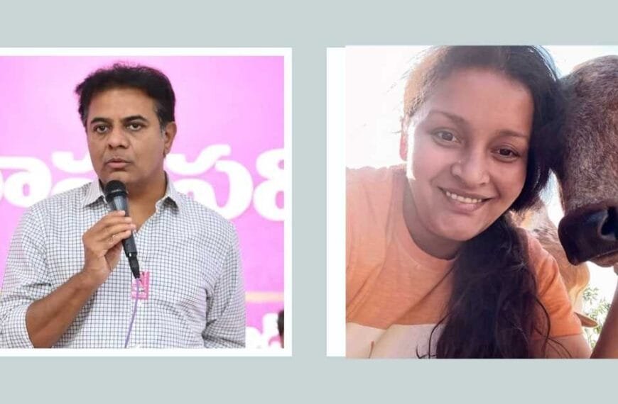 Renu Desai slams ktr about hcu land