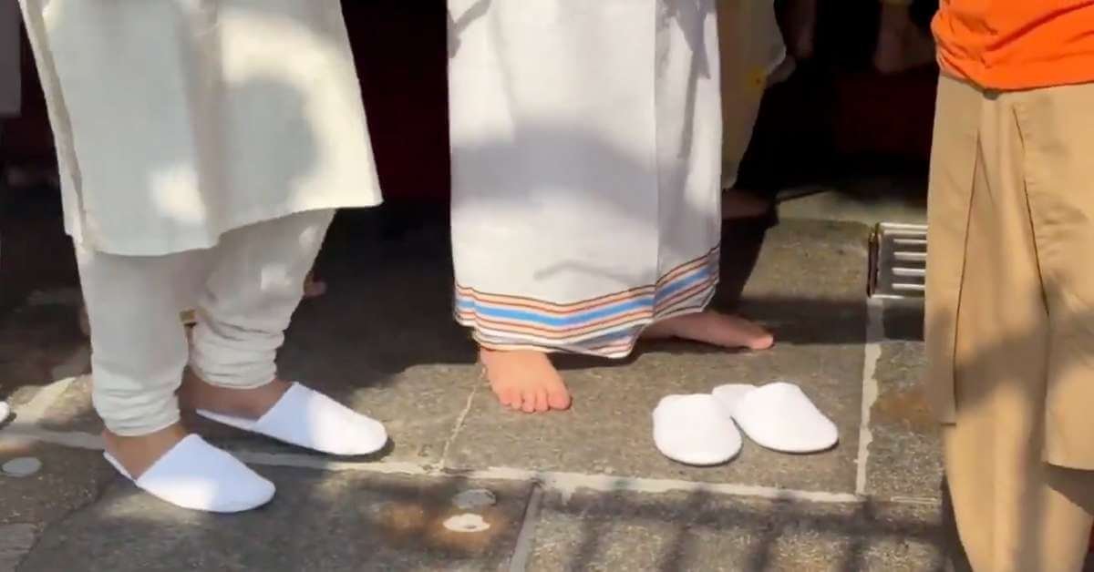 devotees wore slippers to tirumala