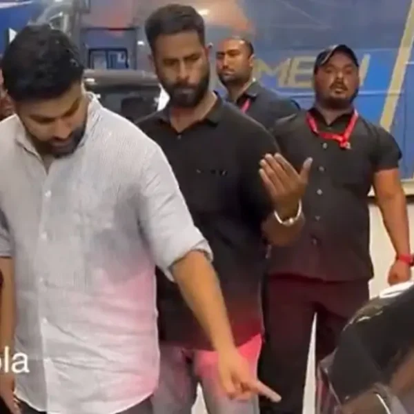 Rohit Sharma scolds his brother for leaving a scratch on his car