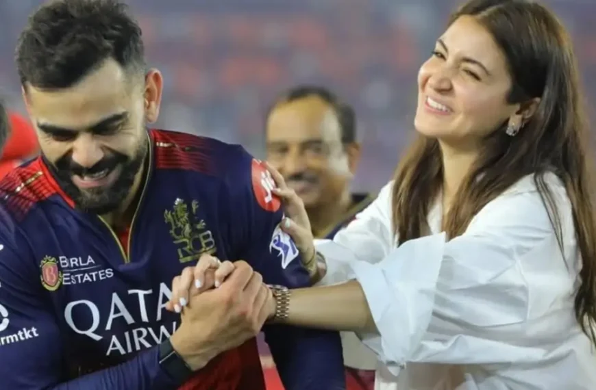 Virat Kohli dedicates rcb win to anushka sharma