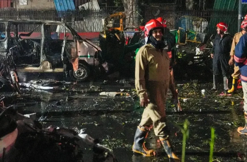 Delhi blast site