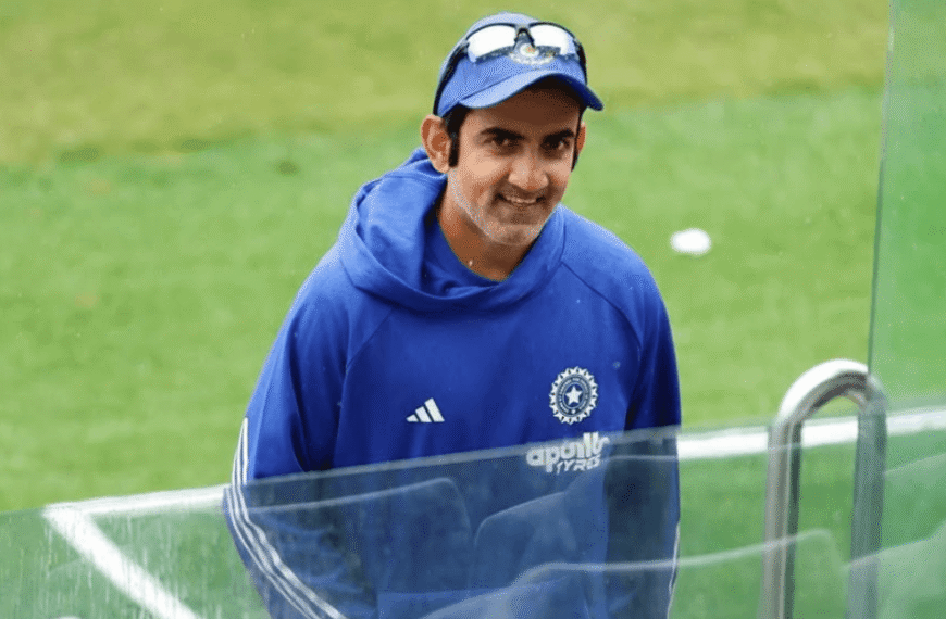 Gautam Gambhir smiling