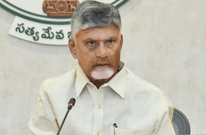 Chandrababu Naidu addressing media