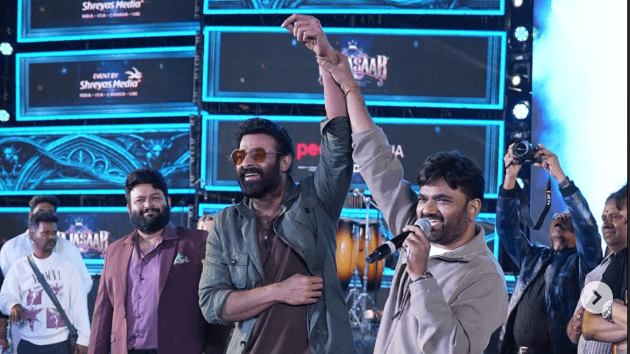 Raja Saab pre release event sparks controversy because of maruthi