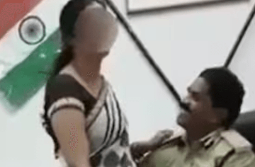DGP Ramachandra Rao gropes woman in duty