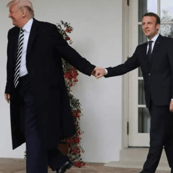 Donald Trump Emmanuel Macron